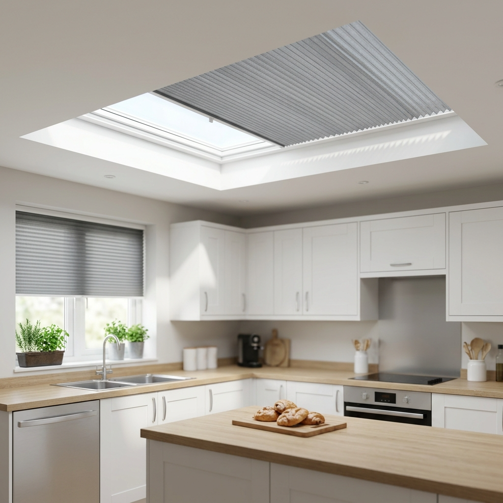 Duette in skylight in Chesterfield home