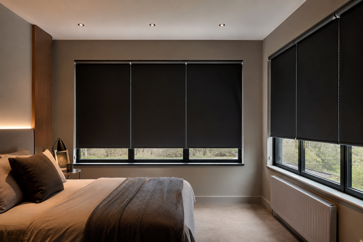 Berdroom blackout blinds Derbyshire
